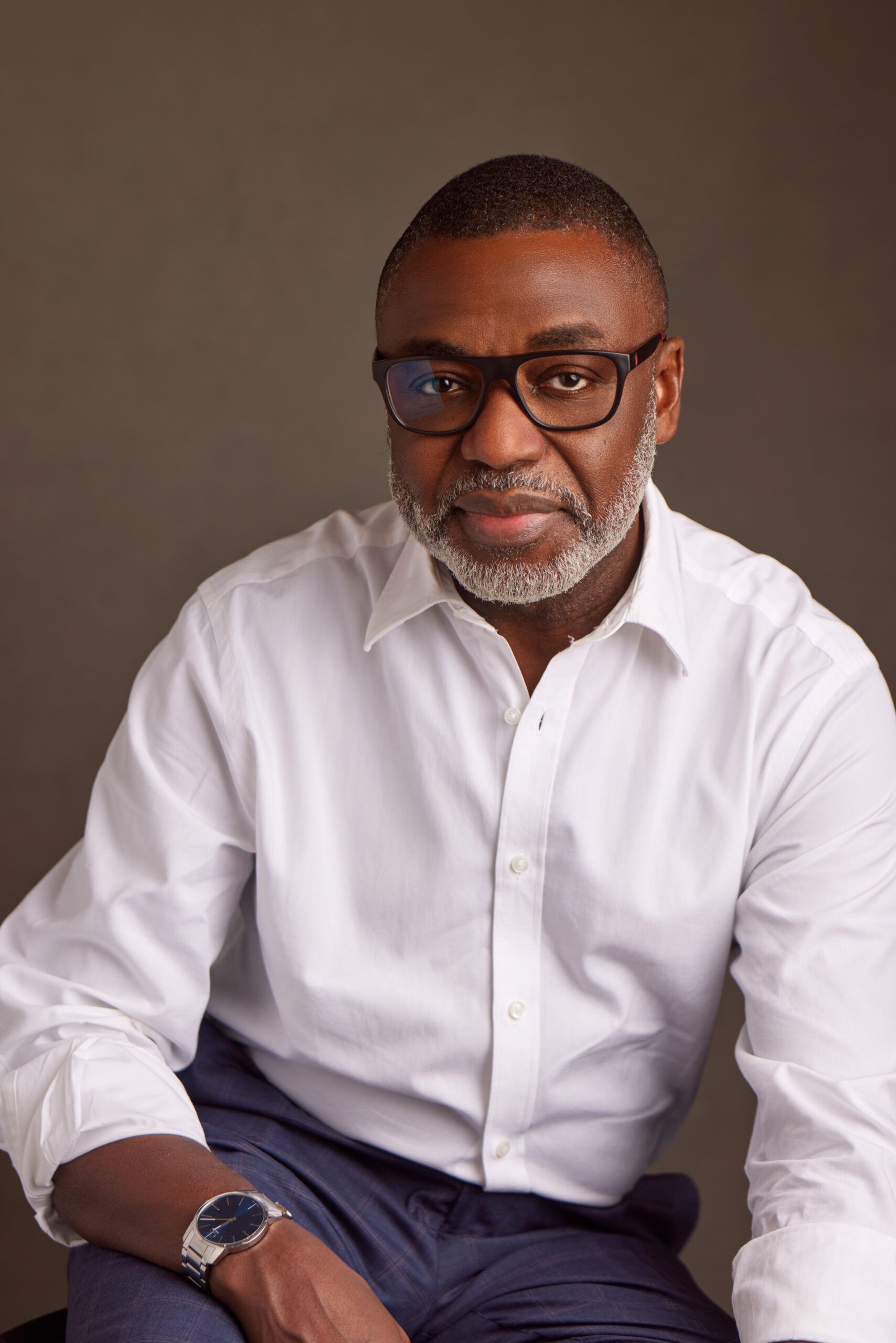 Tunji Idowu, executive advisor and board leader, in a portrait photograph
